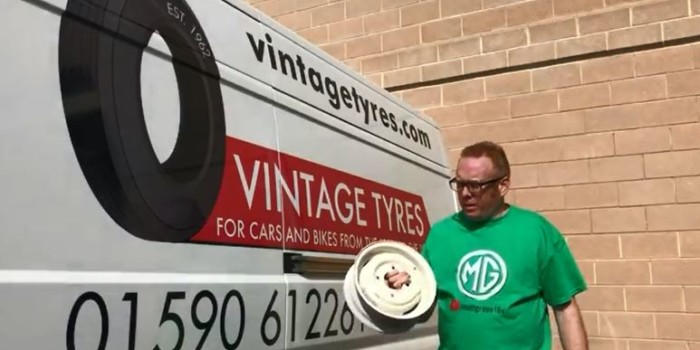 YouTube car restorer Matt Green dropped in for some Dunlop Aquajets… 