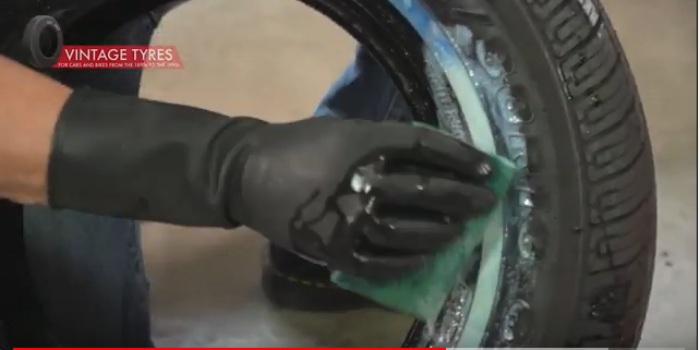 Now showing: How to remove the blue film from your new whitewalls