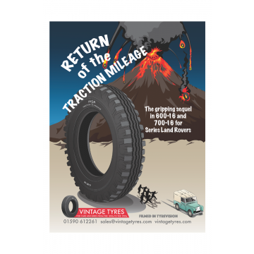 Return of the Traction Mileage Poster A3